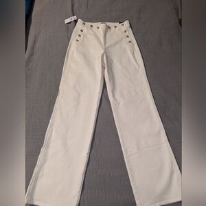 (Nwt) Express Women's high rise wide leg jeans